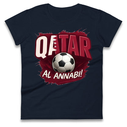 Qatar Retro World Cup Ladies T Shirt