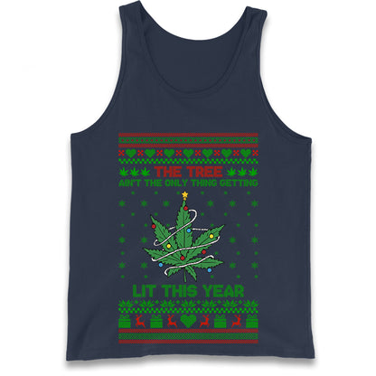 Cannabis Christmas Tank Top