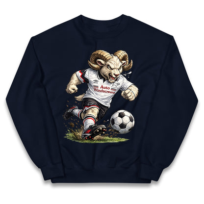Old School Derby County Kids Jumper