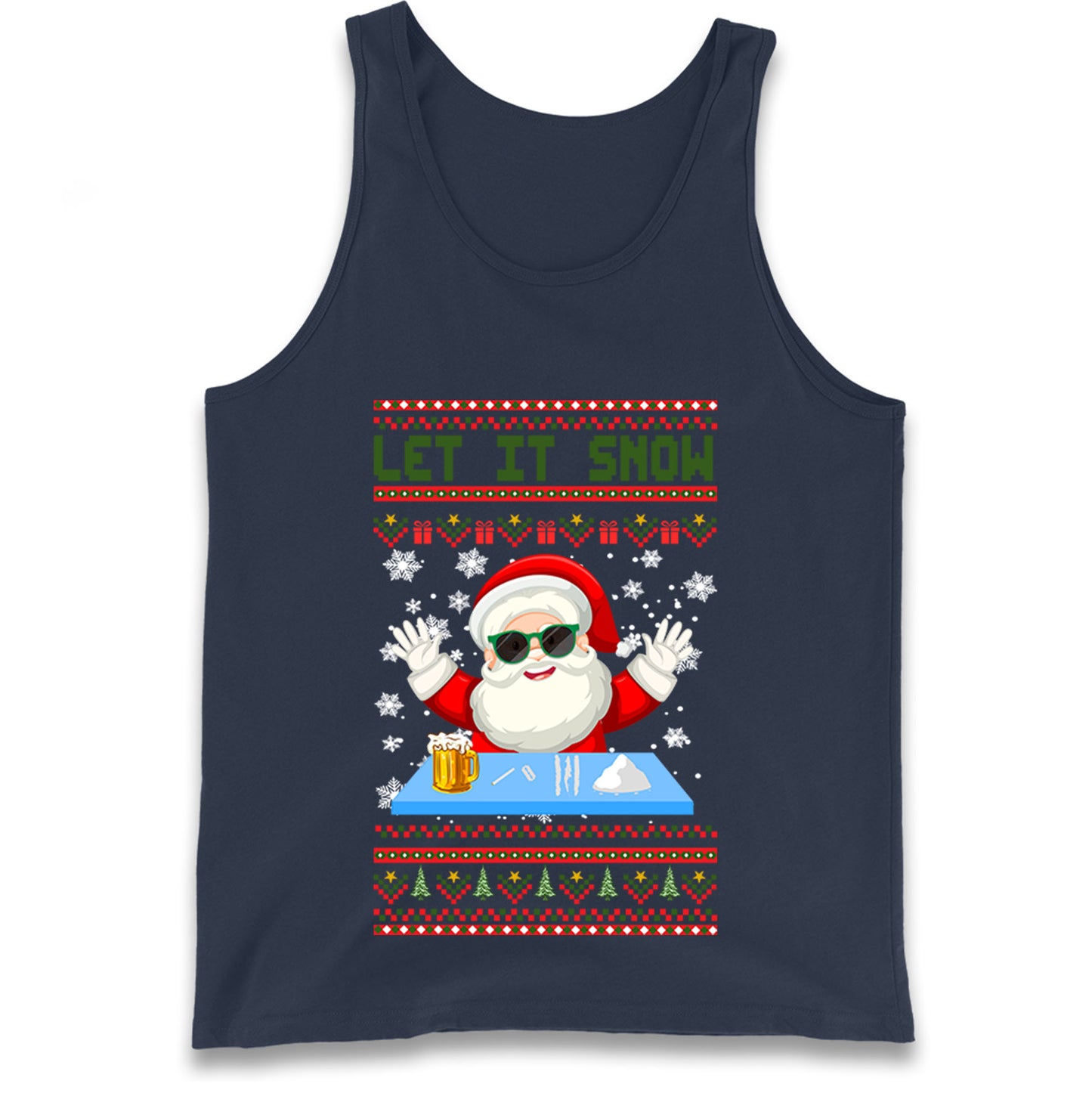 Santa Claus Christmas Tank Top