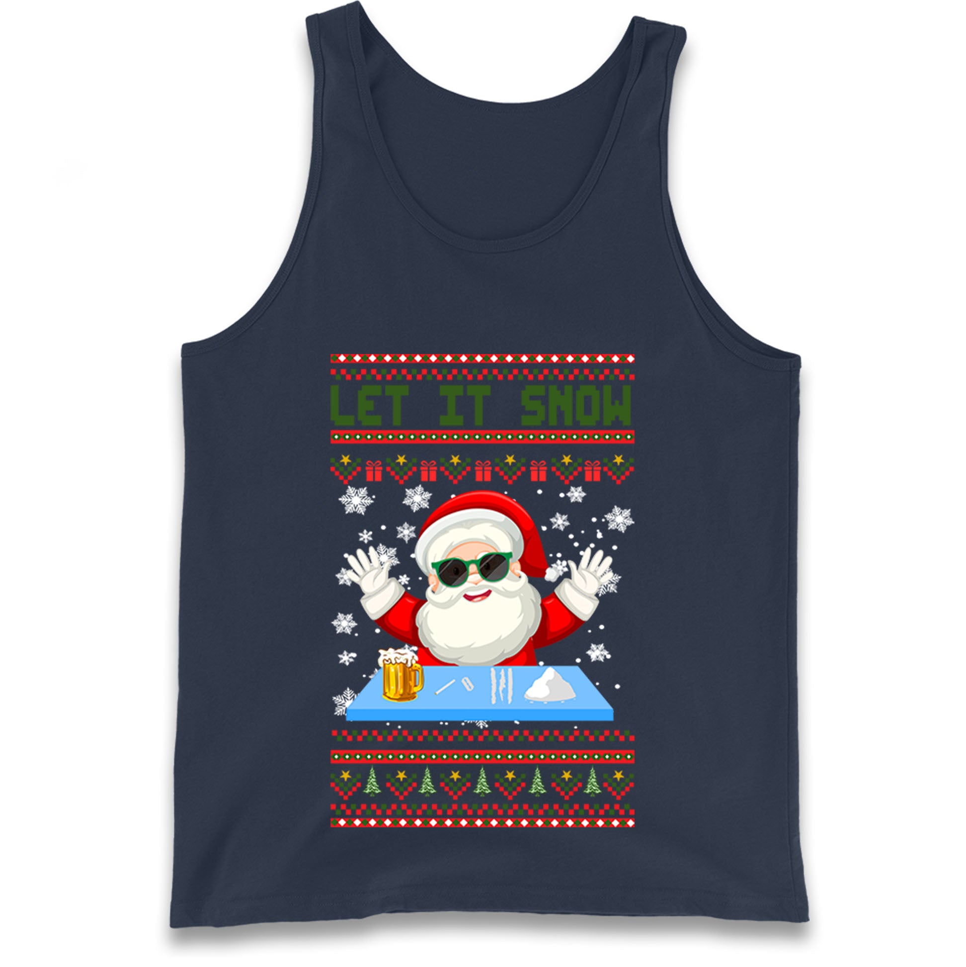Santa Claus Christmas Tank Top