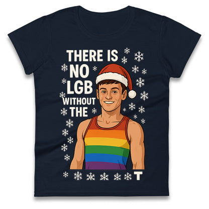 Tom Daley Christmas Ladies T Shirt