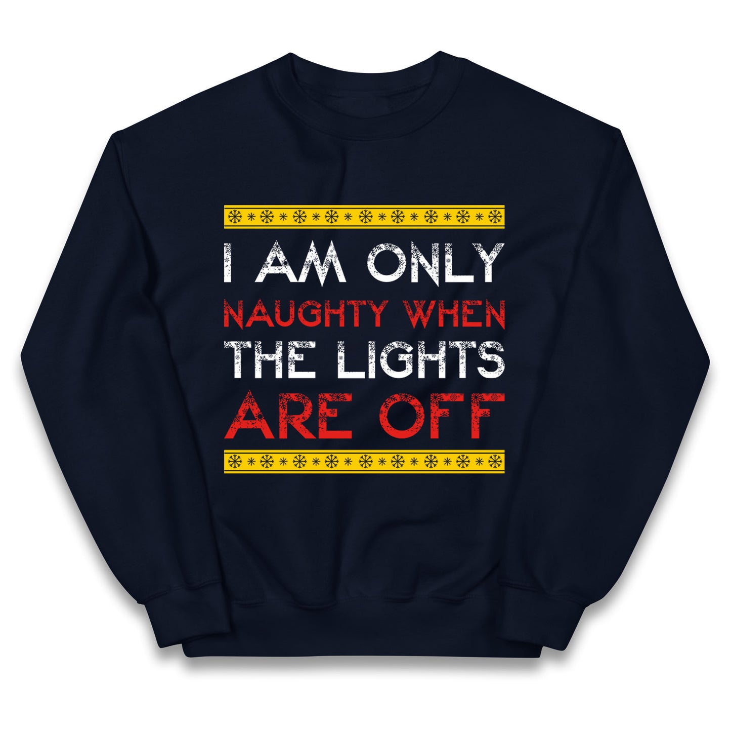 naughty christmas jumper