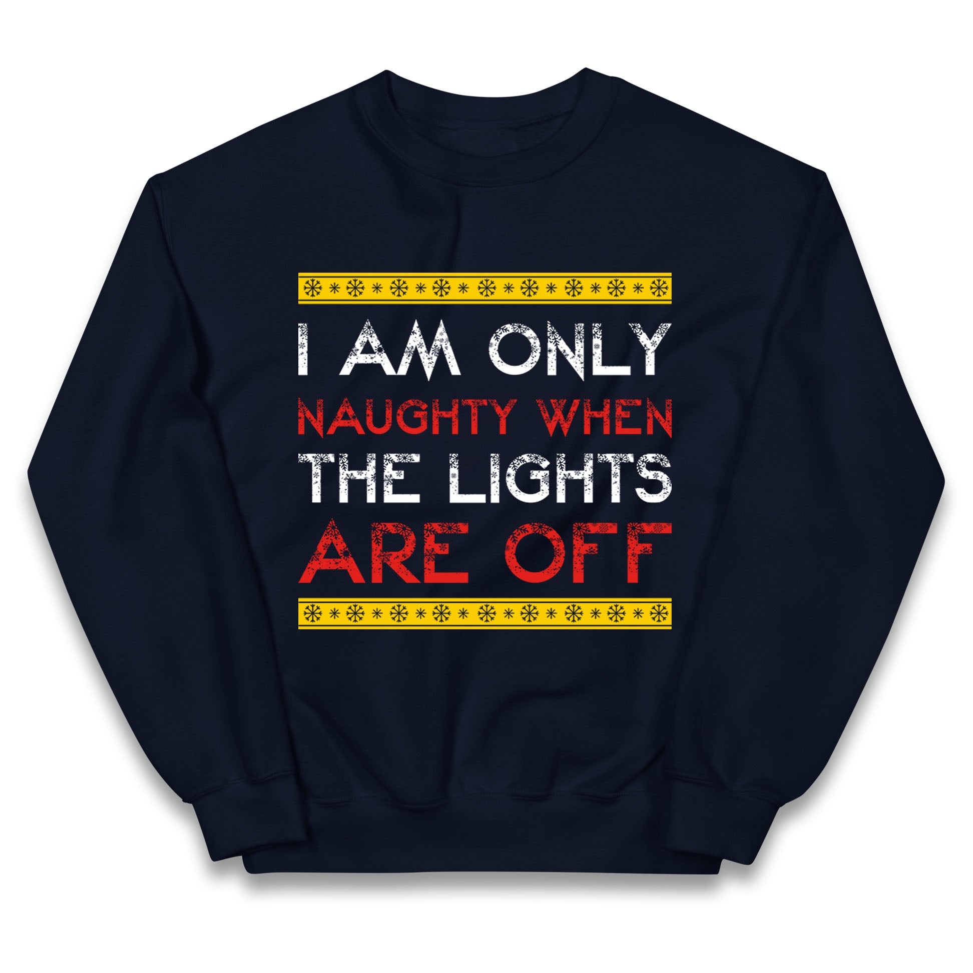 naughty christmas jumper