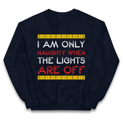 naughty christmas jumper