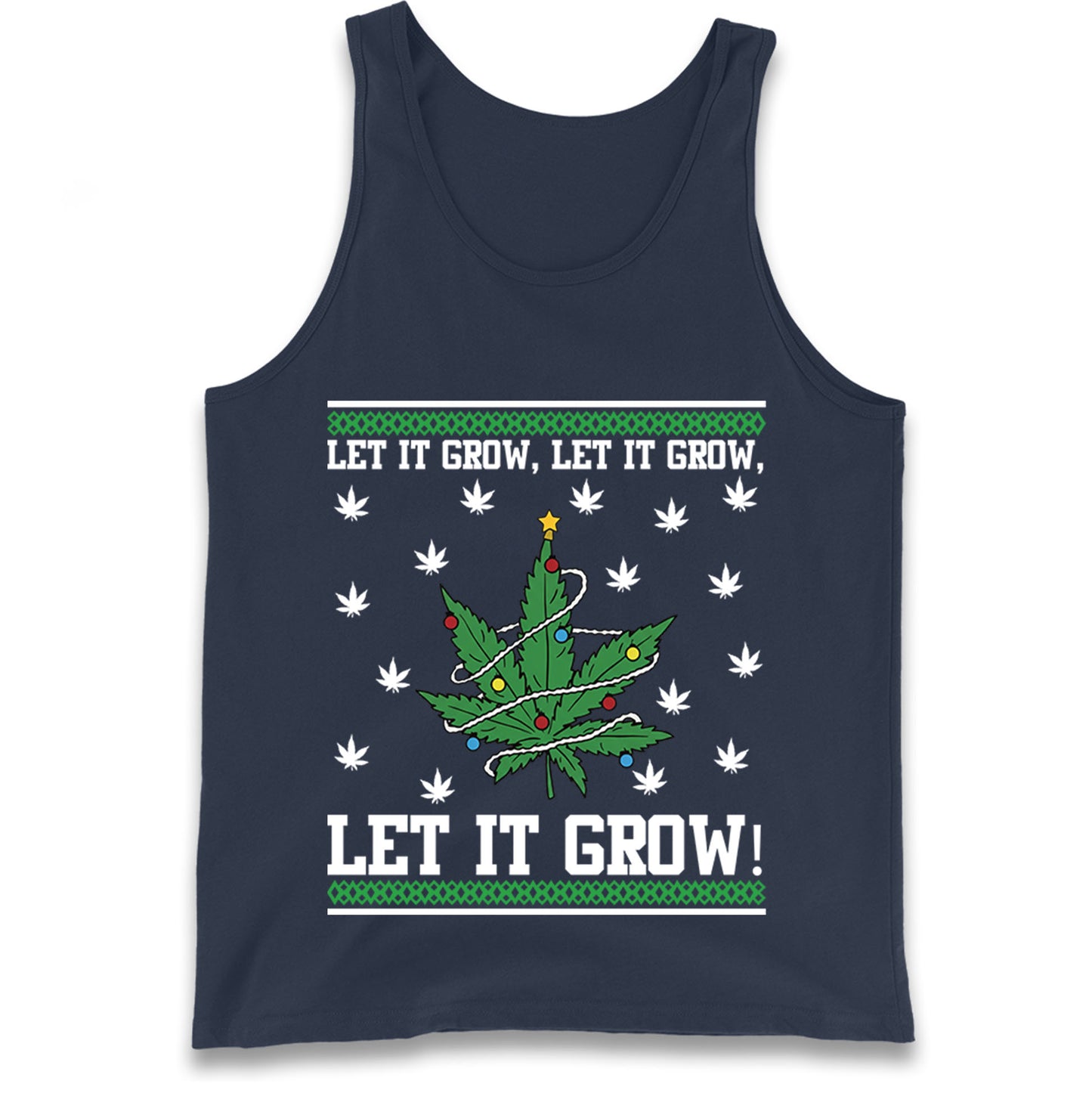 Cannabis Christmas Tank Top
