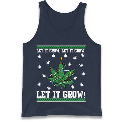 Cannabis Christmas Tank Top