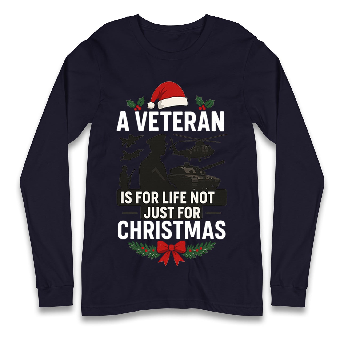 Veteran Christmas Longsleeve T Shirt 
