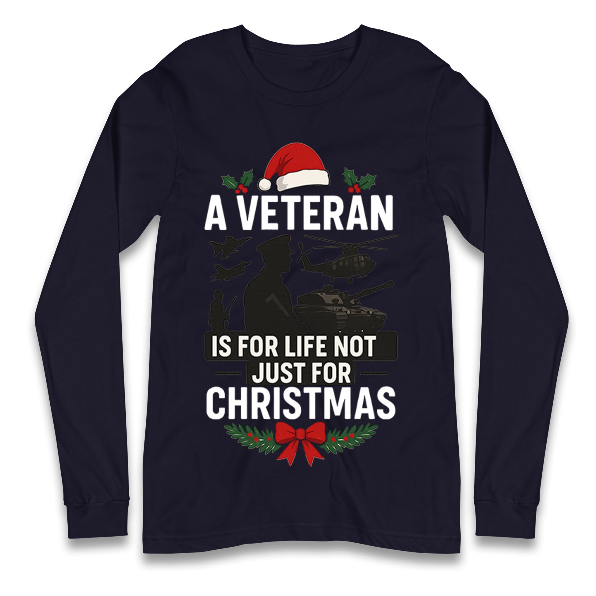 Veteran Christmas Longsleeve T Shirt 