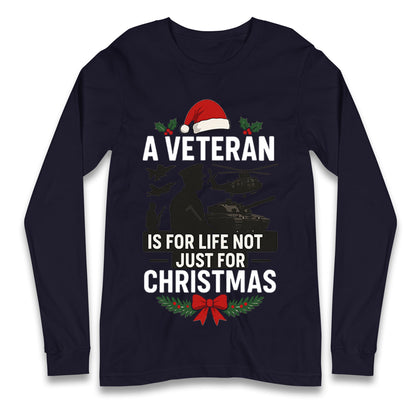 Veteran Christmas Longsleeve T Shirt 