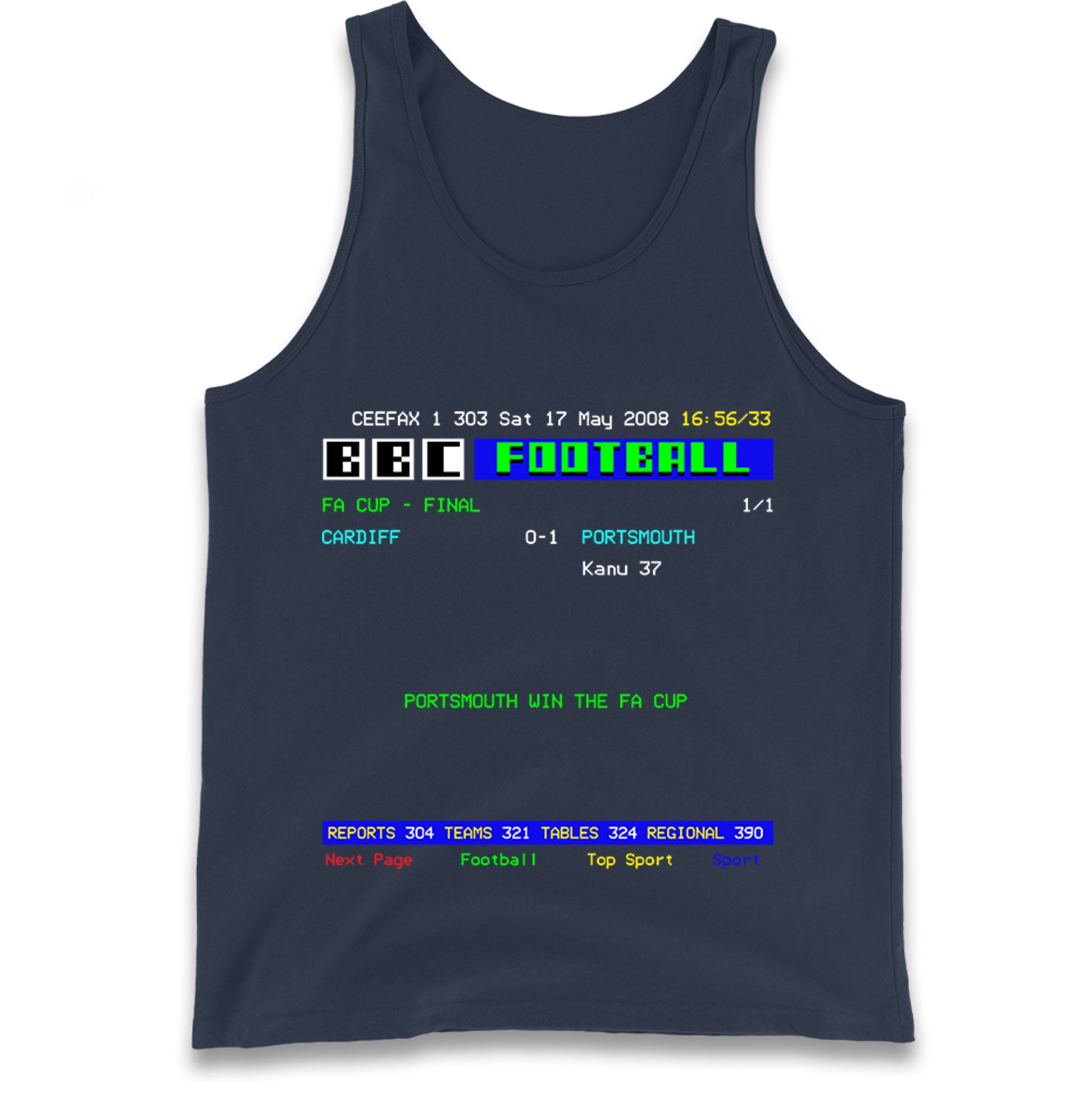 Portsmouth FA Cup Winners 2008 Tank Top