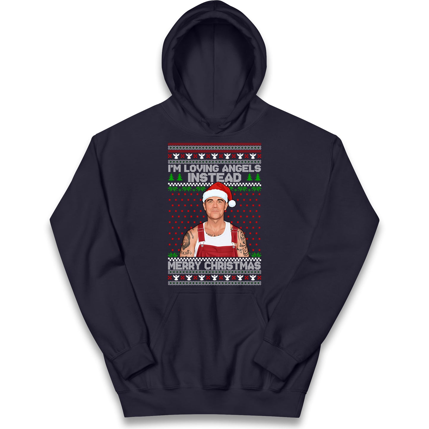 Robbie Williams Christmas Kids Hoodie