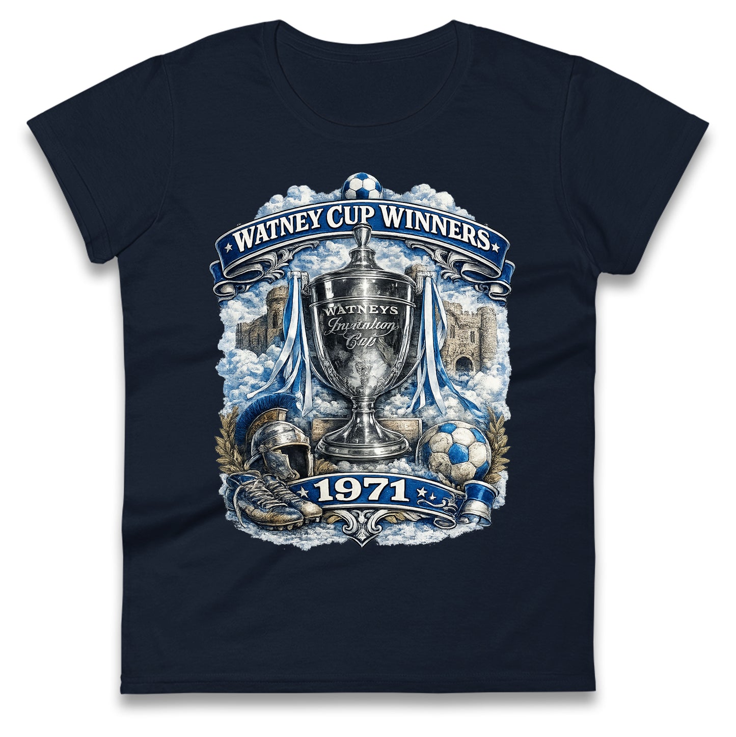 Retro Colchester Watney Cup Winners 1971 Ladies Shirt