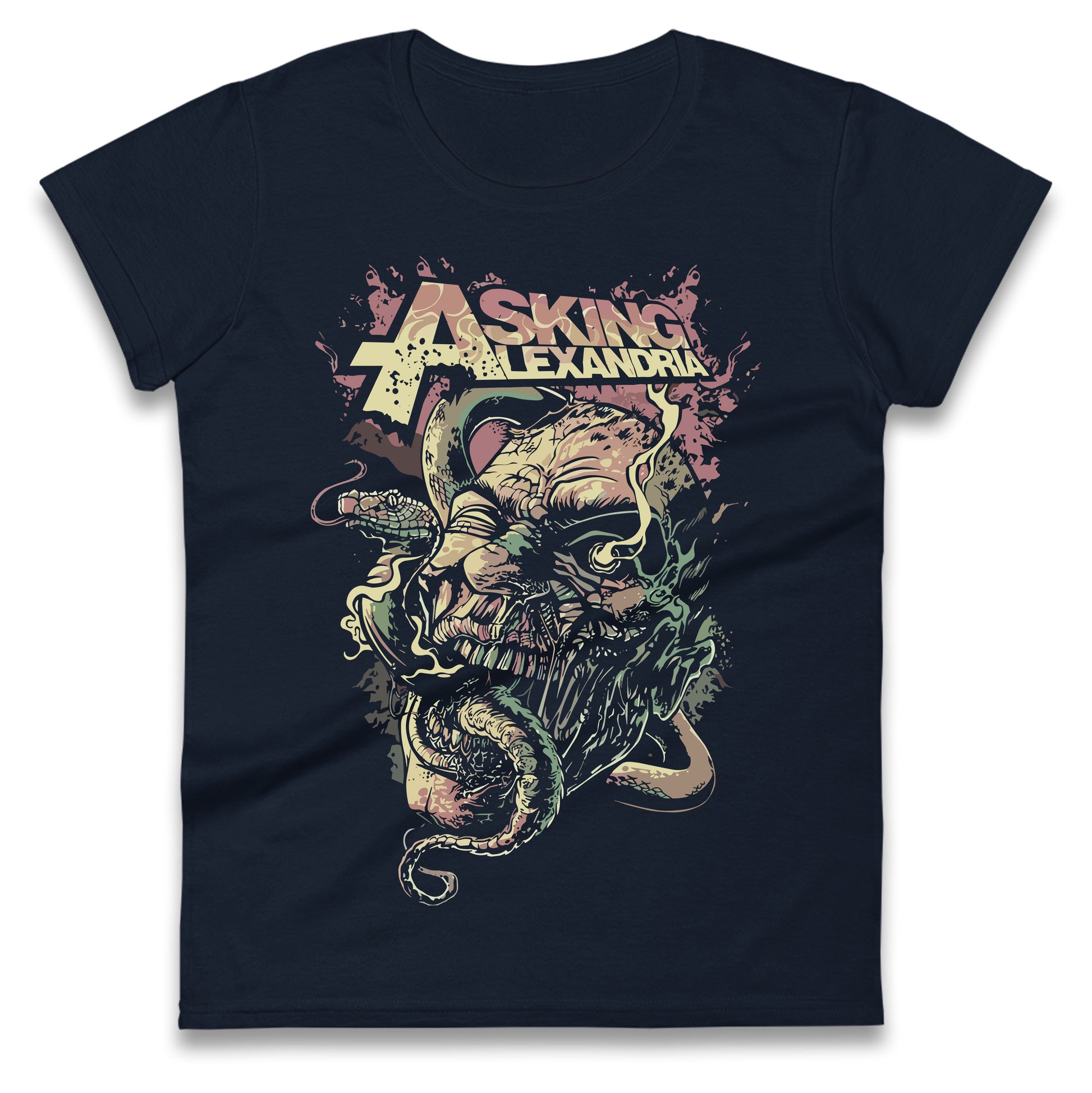 Asking Alexandria Band Ladies T Shirt