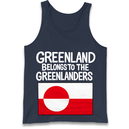 Greenland Belongs To The Greenlanders Tank Top