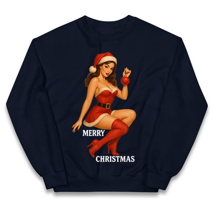 Merry Christmas Sexy Christmas Kids Hoodie
