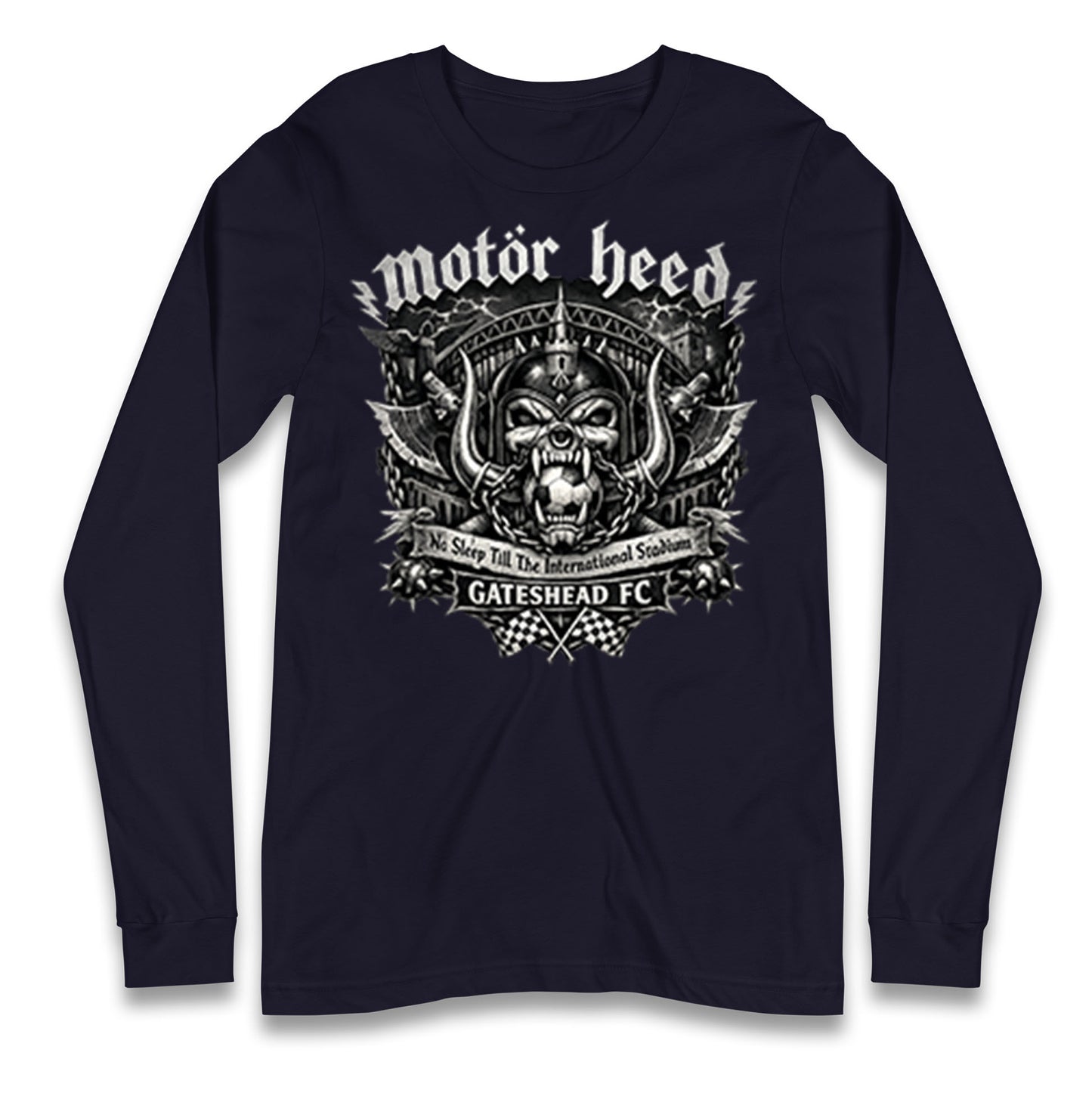 Gateshead Motor Heed Football Longsleeve T Shirt