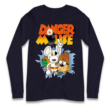 Danger Mouse & Penfold Longsleeve T Shirt