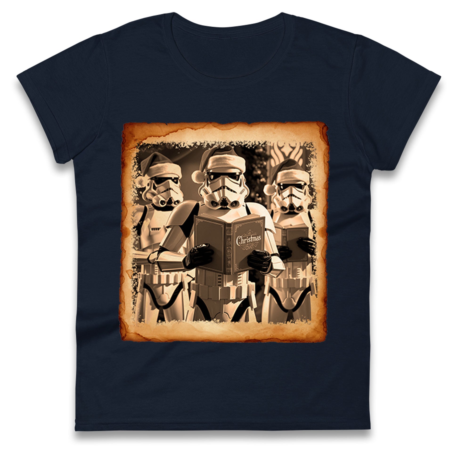 Stormtrooper Christmas Ladies T Shirt