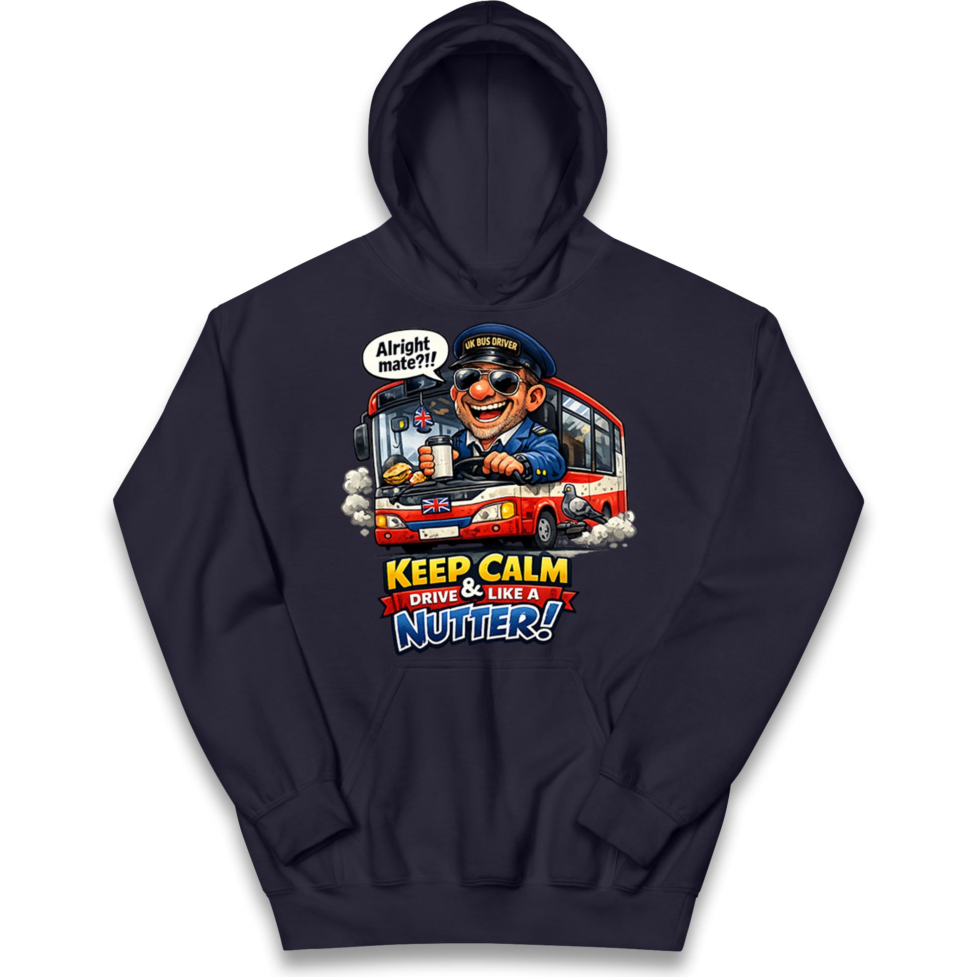  Bus Driver Job Kids Hoodie 