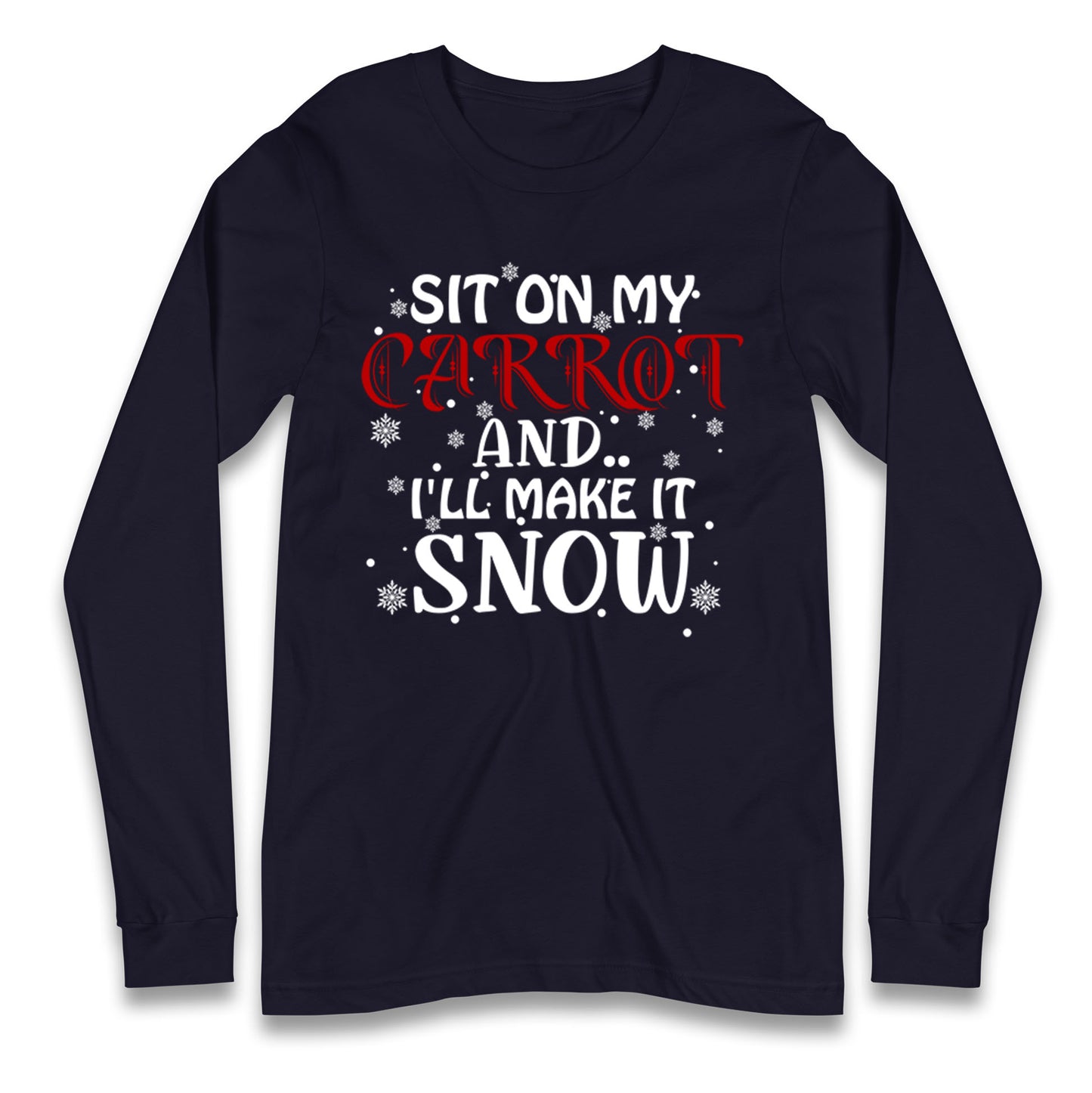 Rude Christmas Longsleeve T Shirt