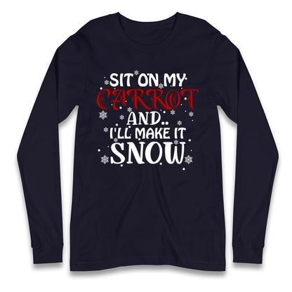 Rude Christmas Longsleeve T Shirt