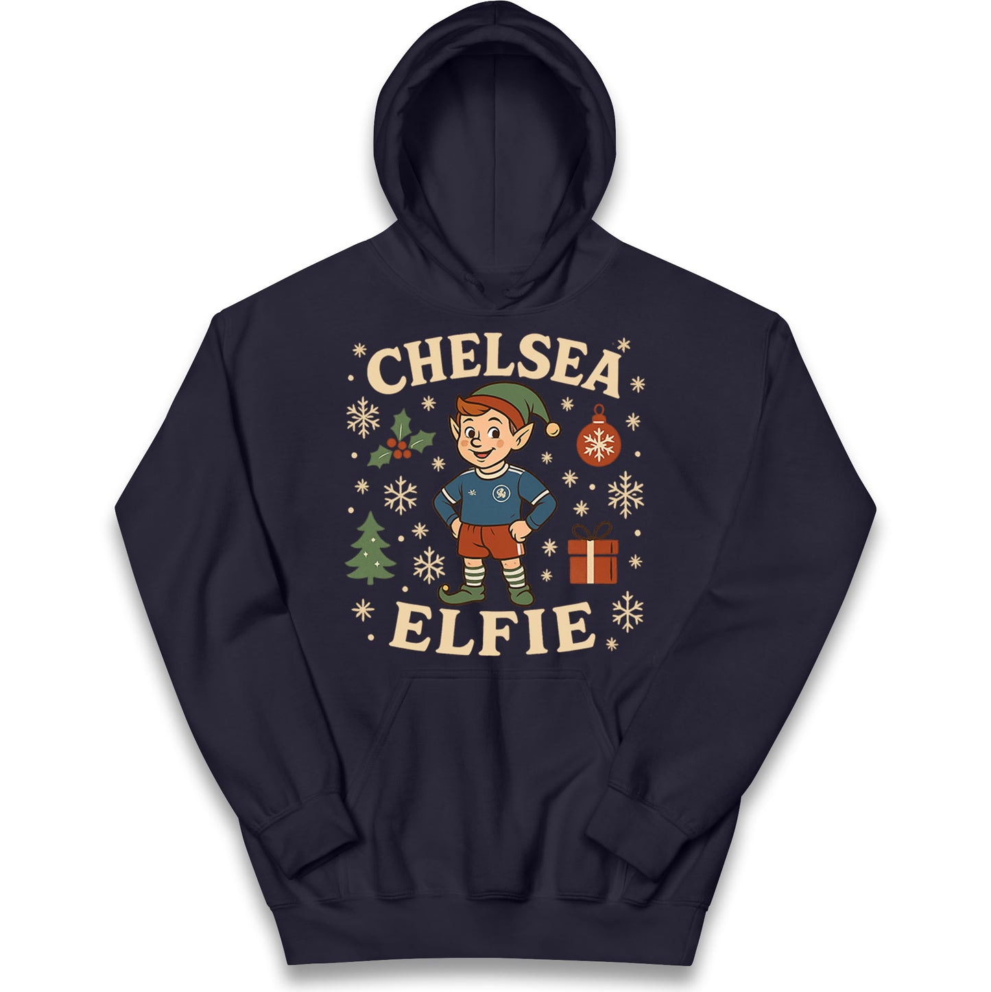 Chelsea FC Christmas Kids Hoodie