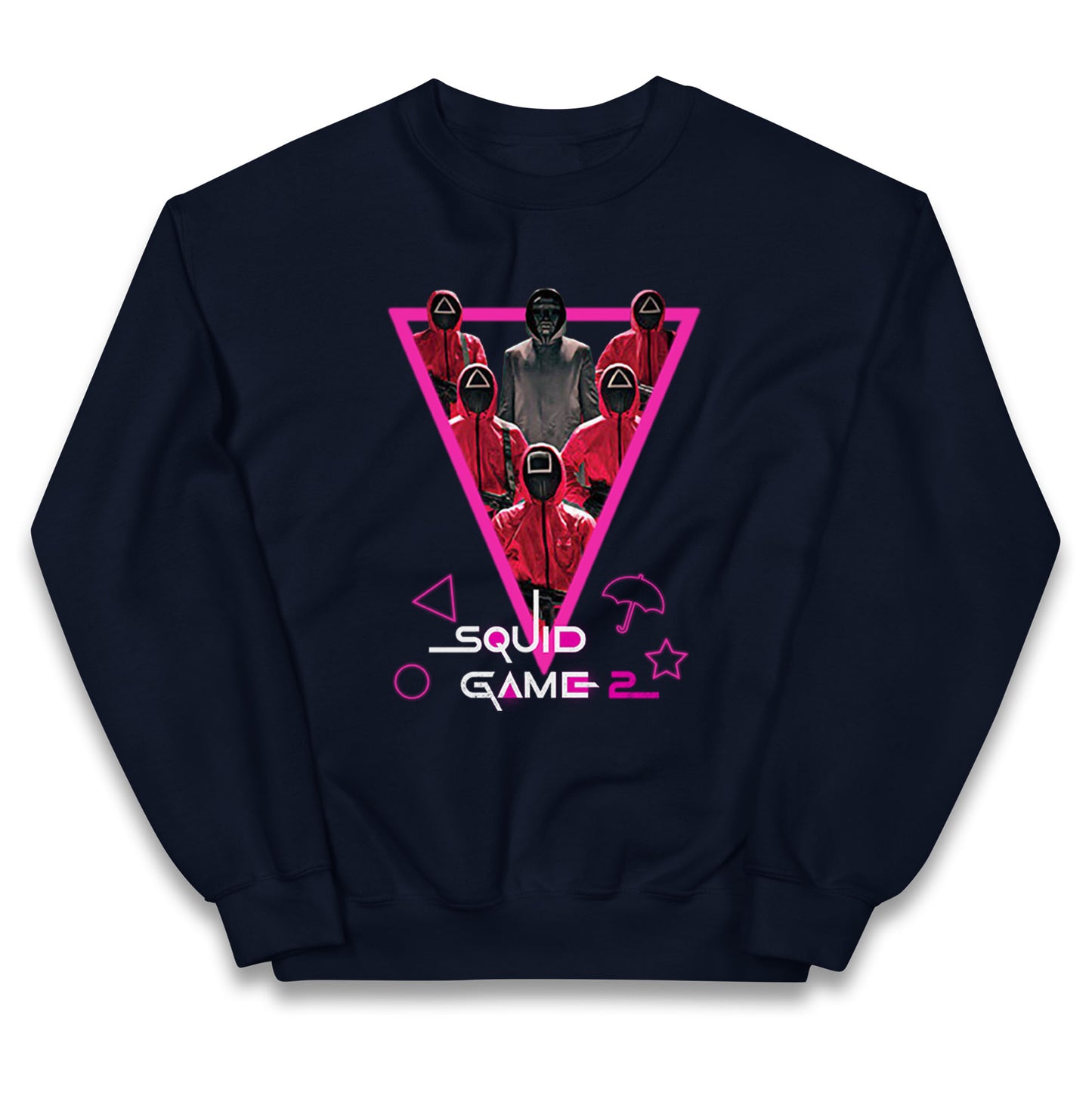 Squid Game Guards And Front Man kids Jumper