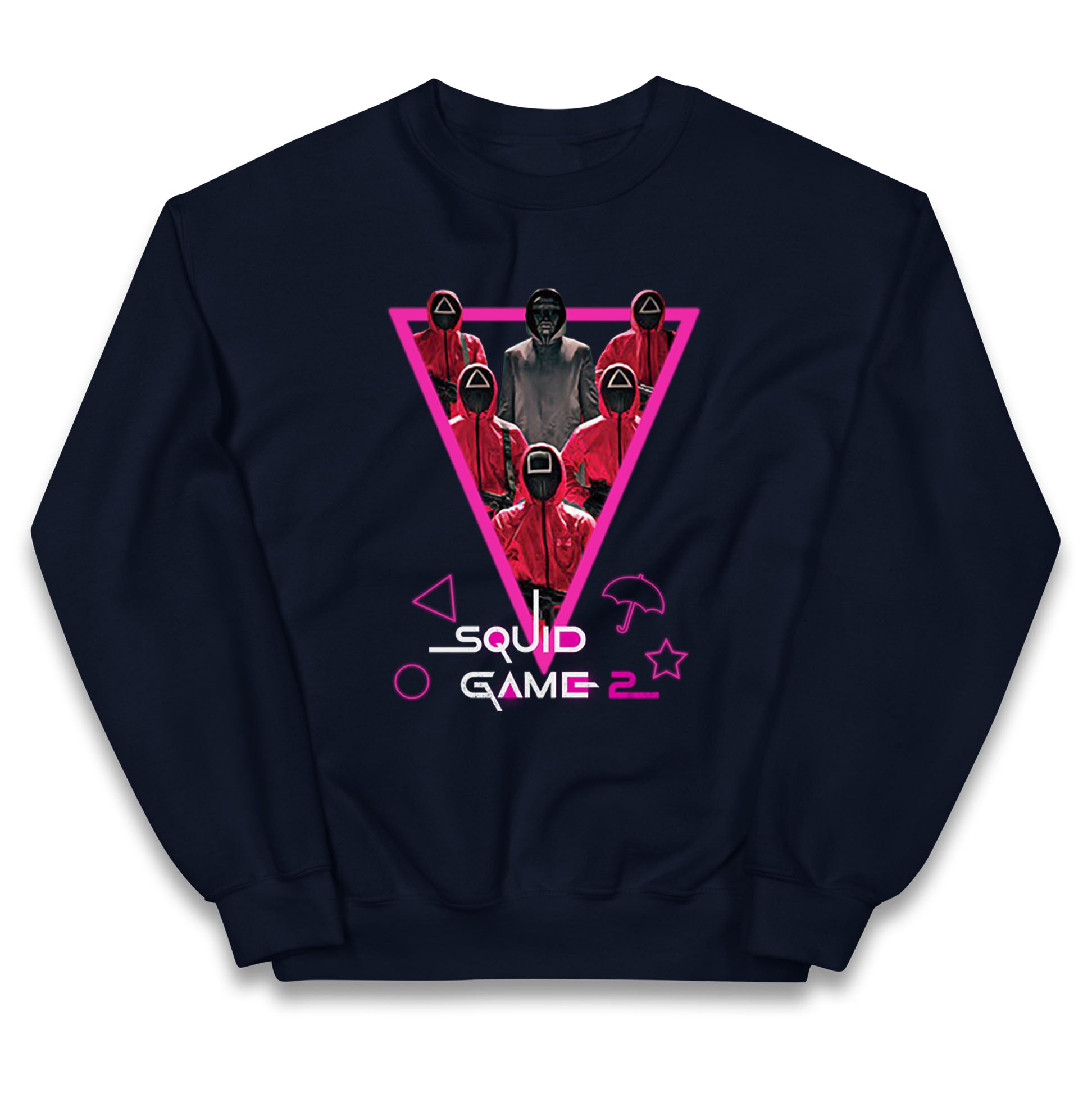 Squid Game Guards And Front Man kids Jumper