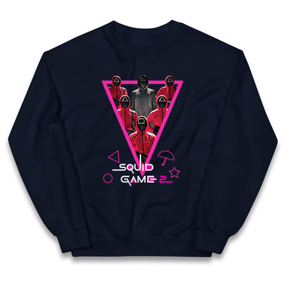 Squid Game Guards And Front Man kids Jumper