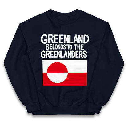 Greenland Belongs To The Greenlanders Kids Jumper