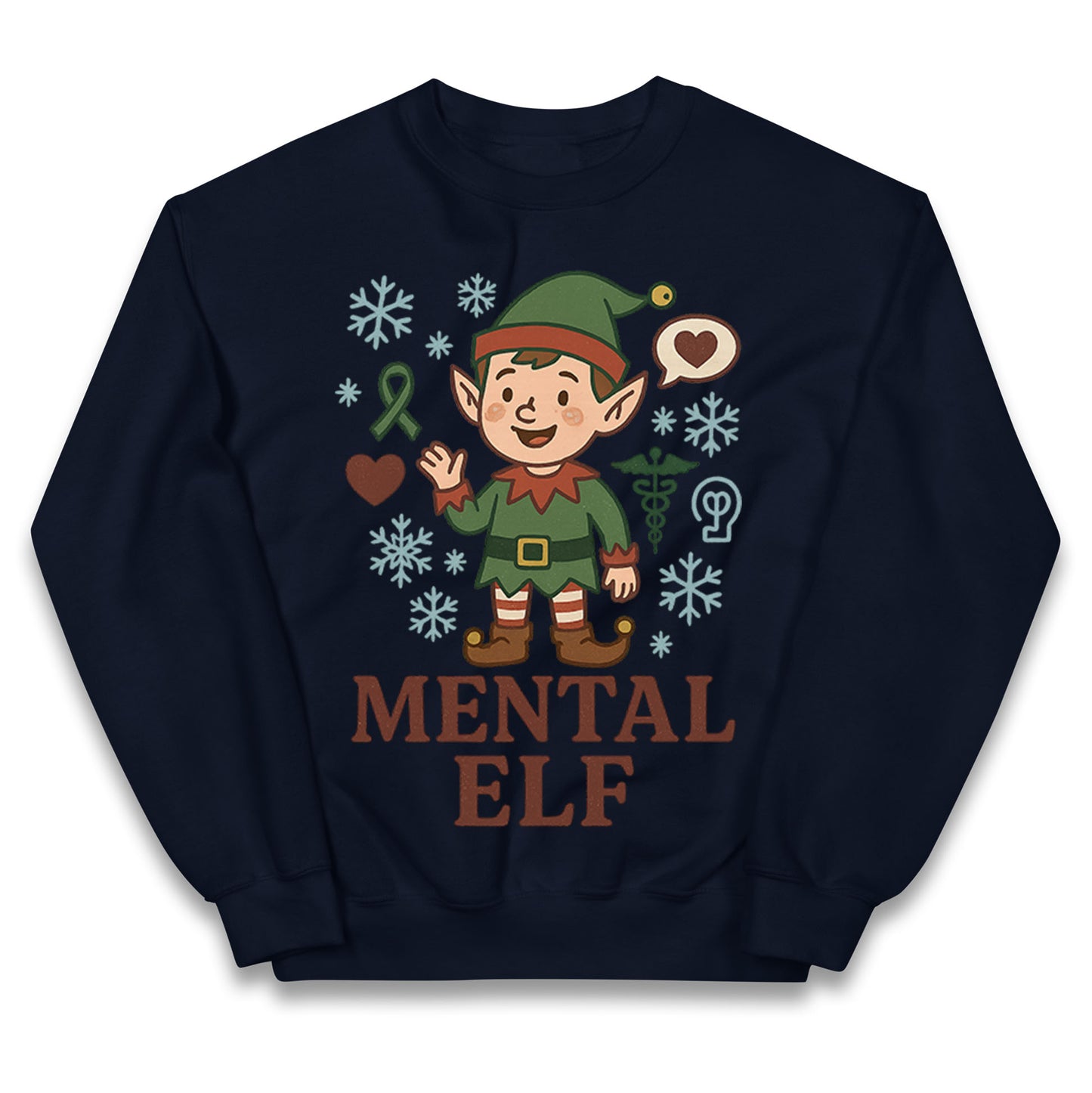 Mental Elf Christmas Kids Jumper