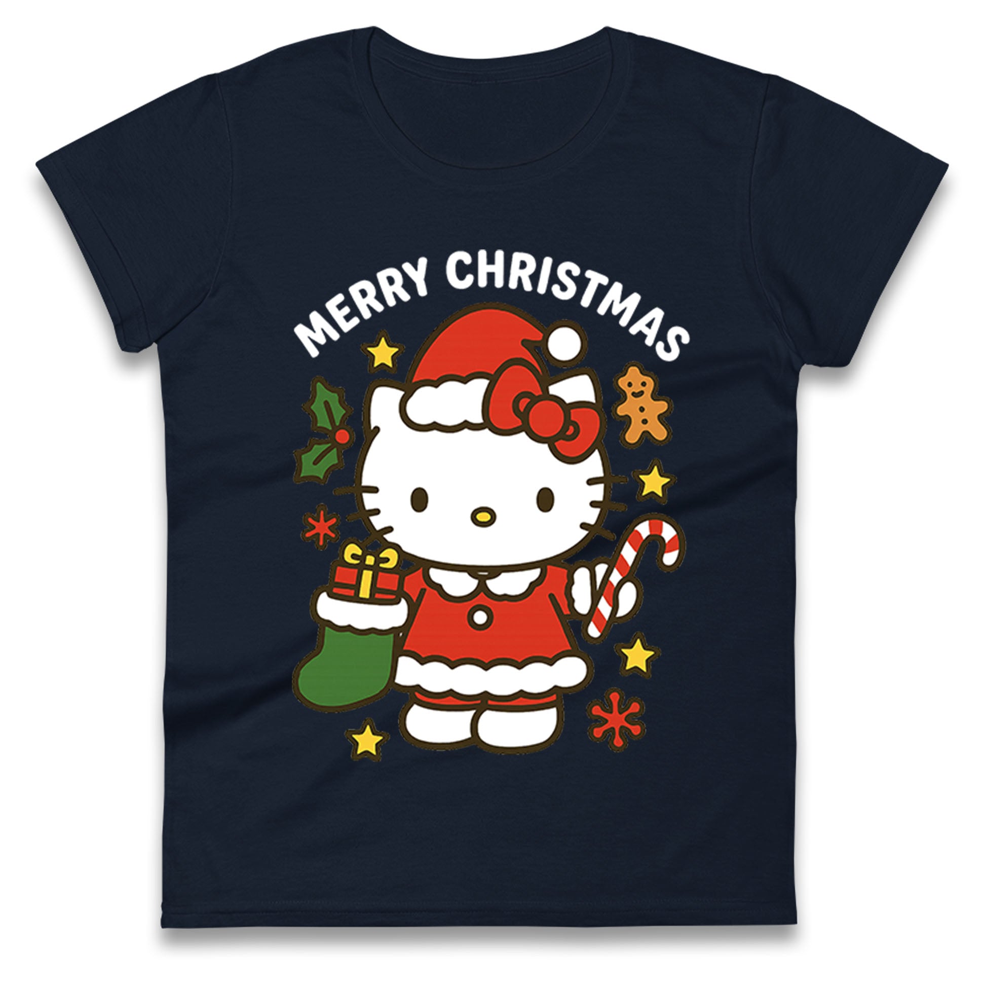 Hello Kitty Christmas Ladies T Shirt