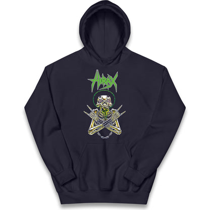 Hirax Rock Band Kids Hoodie