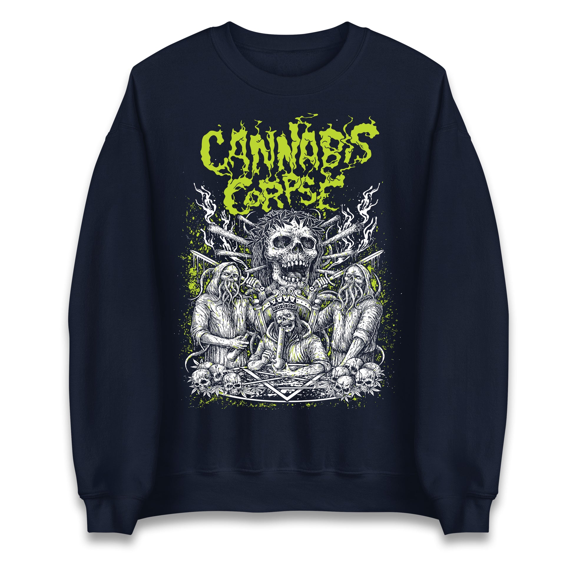 Cannabis Corpse Band Jumper 