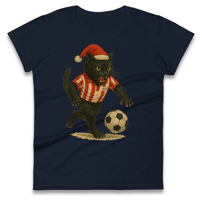 Sunderland Football Christmas Ladies T Shirt 