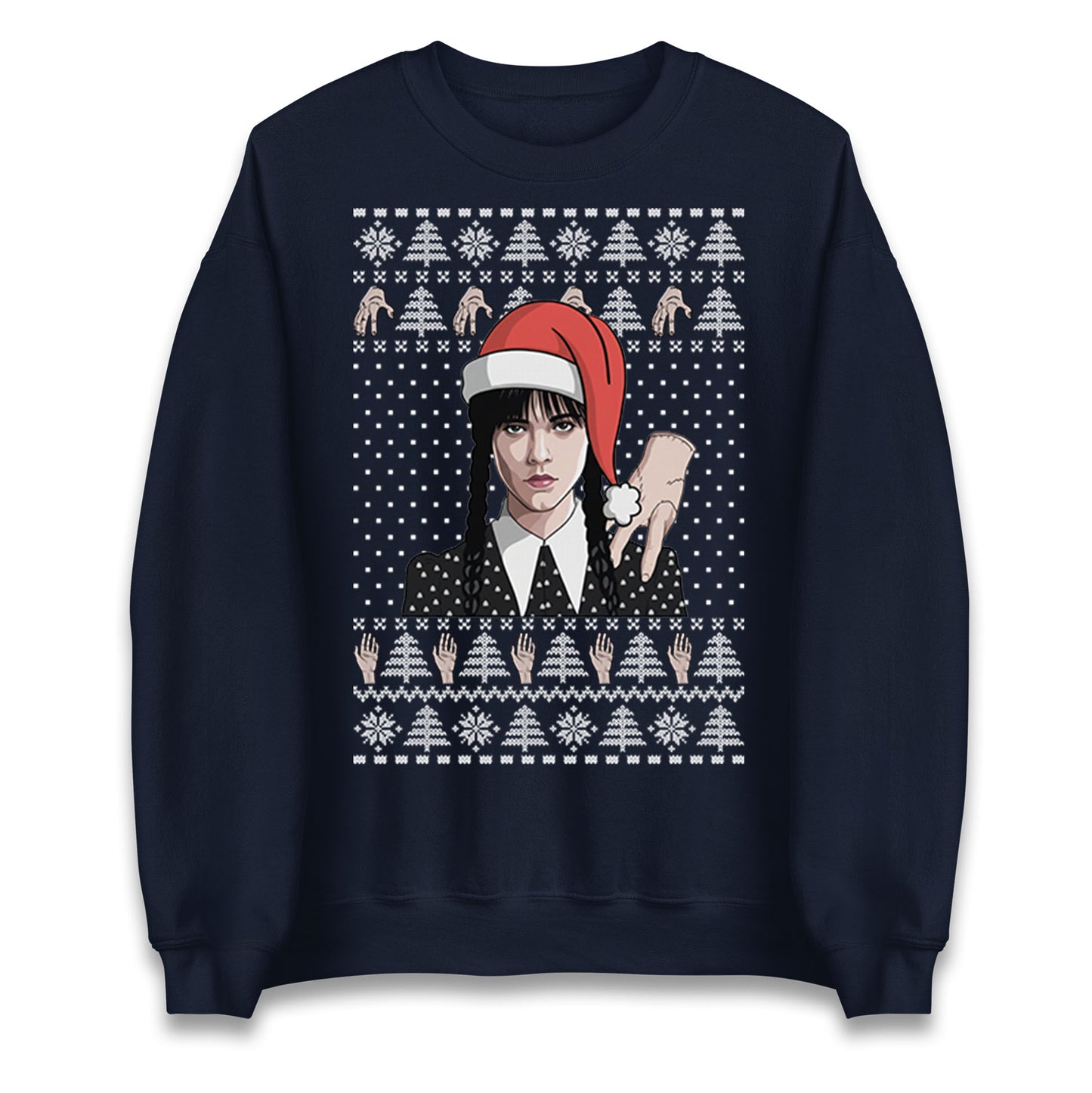 Wednesday Addams Ugly Christmas Sweater