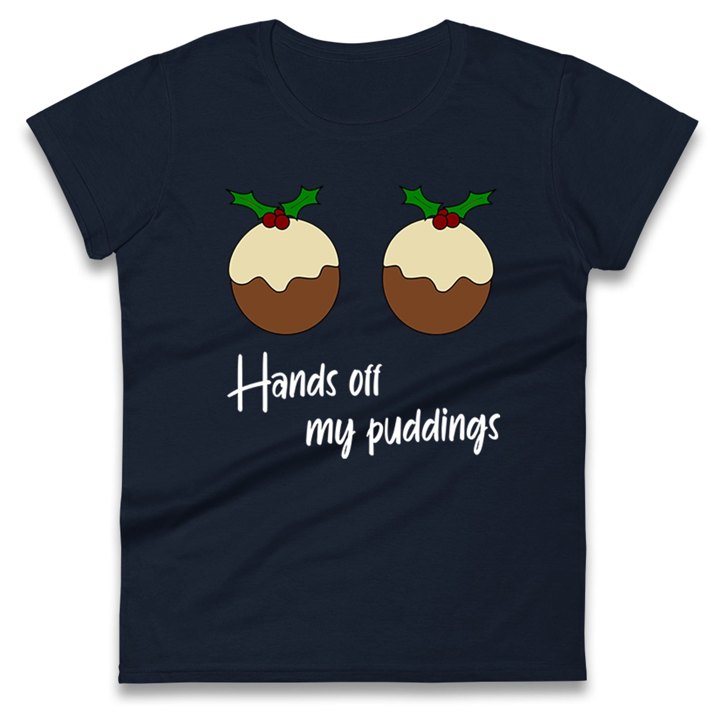Christmas Puddings Ladies T Shirt