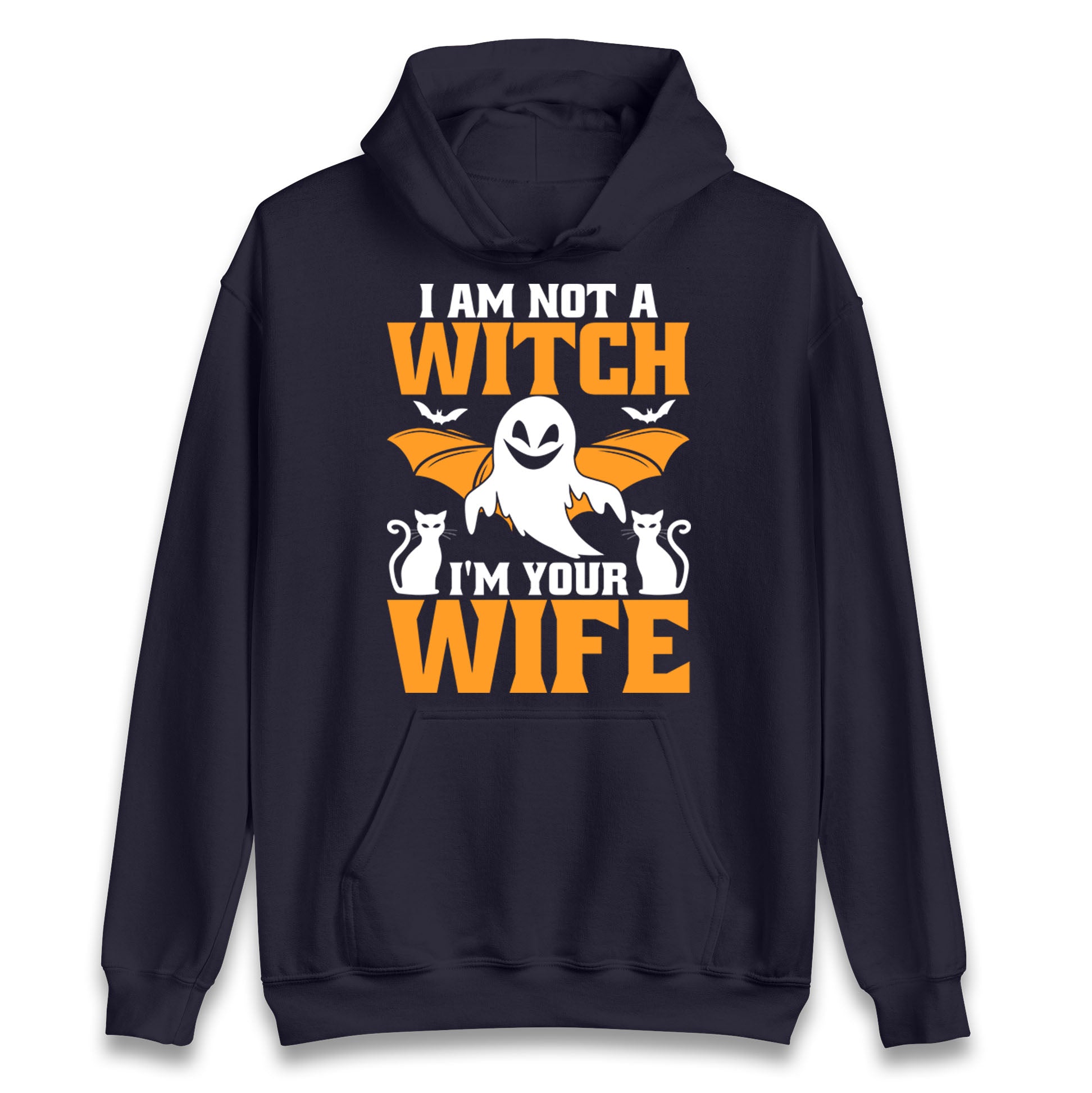 Im Not A Witch Im Your Wife Halloween Hoodie
