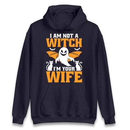 Im Not A Witch Im Your Wife Halloween Hoodie
