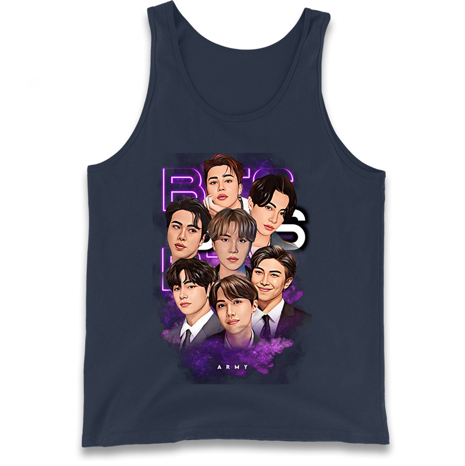 BTS K POP Tank Top