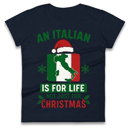 Italian Christmas Ladies T Shirt
