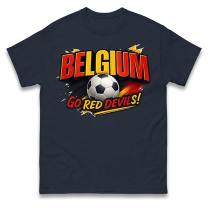 Belgium Retro Football T Shirt