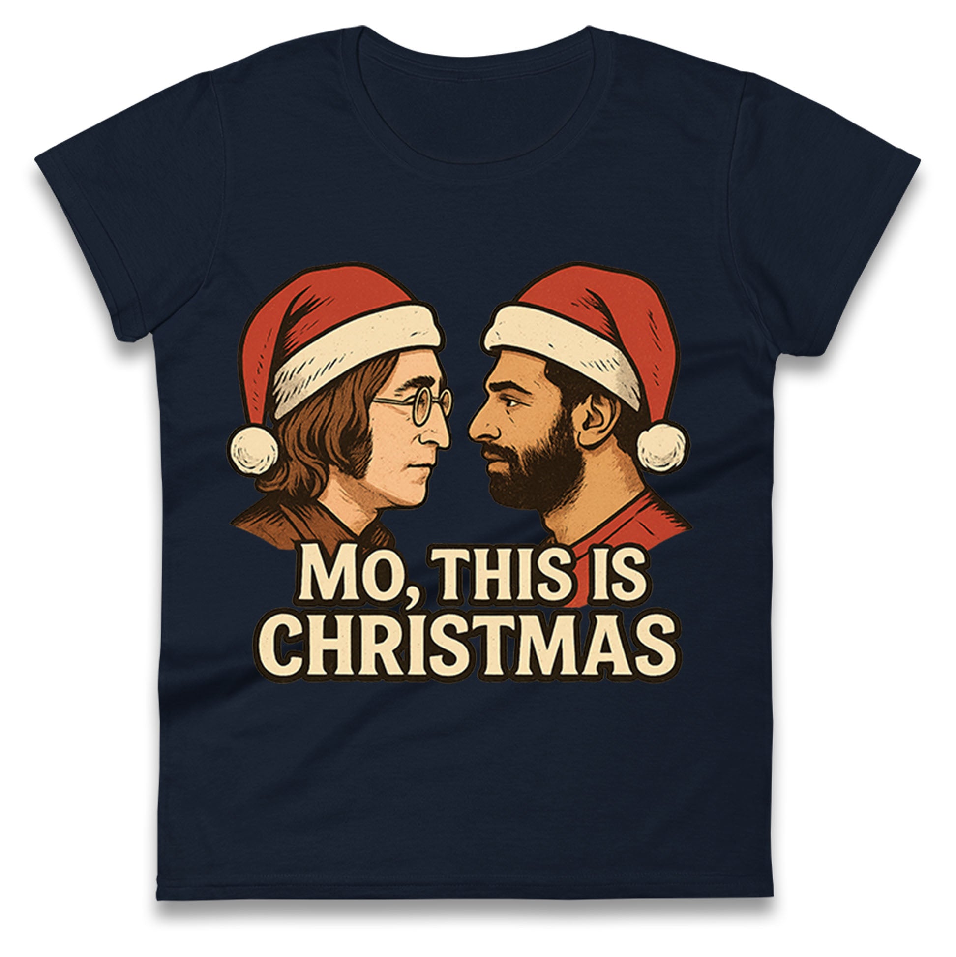 Mo Salah Christmas Ladies T Shirt