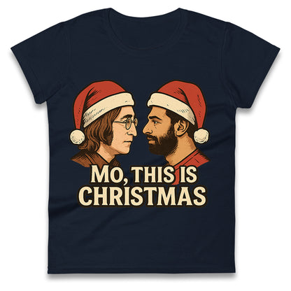 Mo Salah Christmas Ladies T Shirt