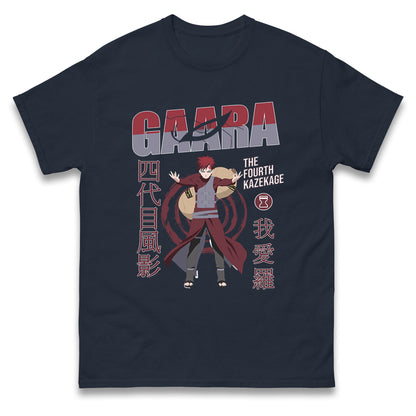 naruto shippuden gaara the fourth kazekage t shirt