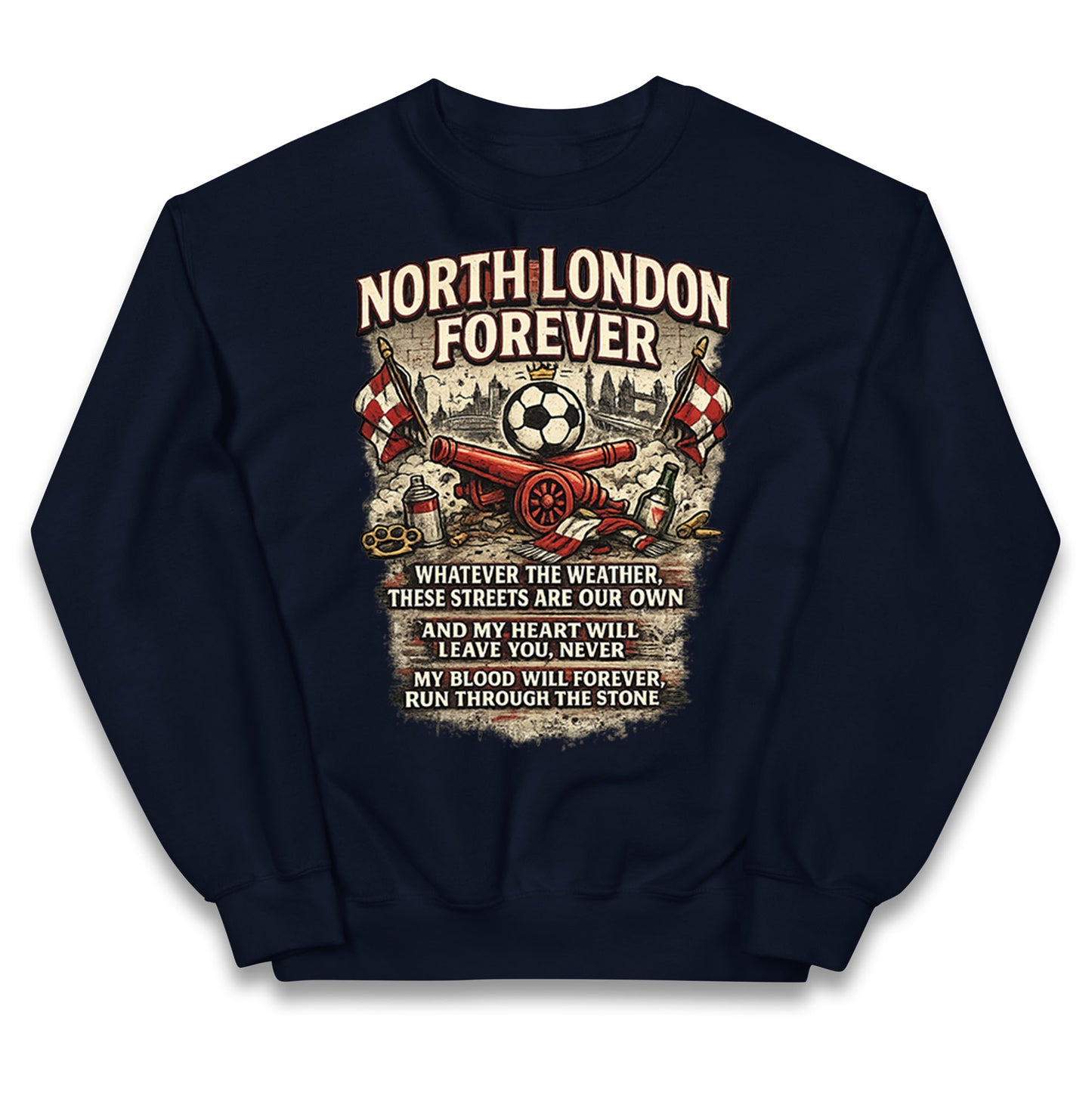 Arsenal North London Forever Kids Jumper