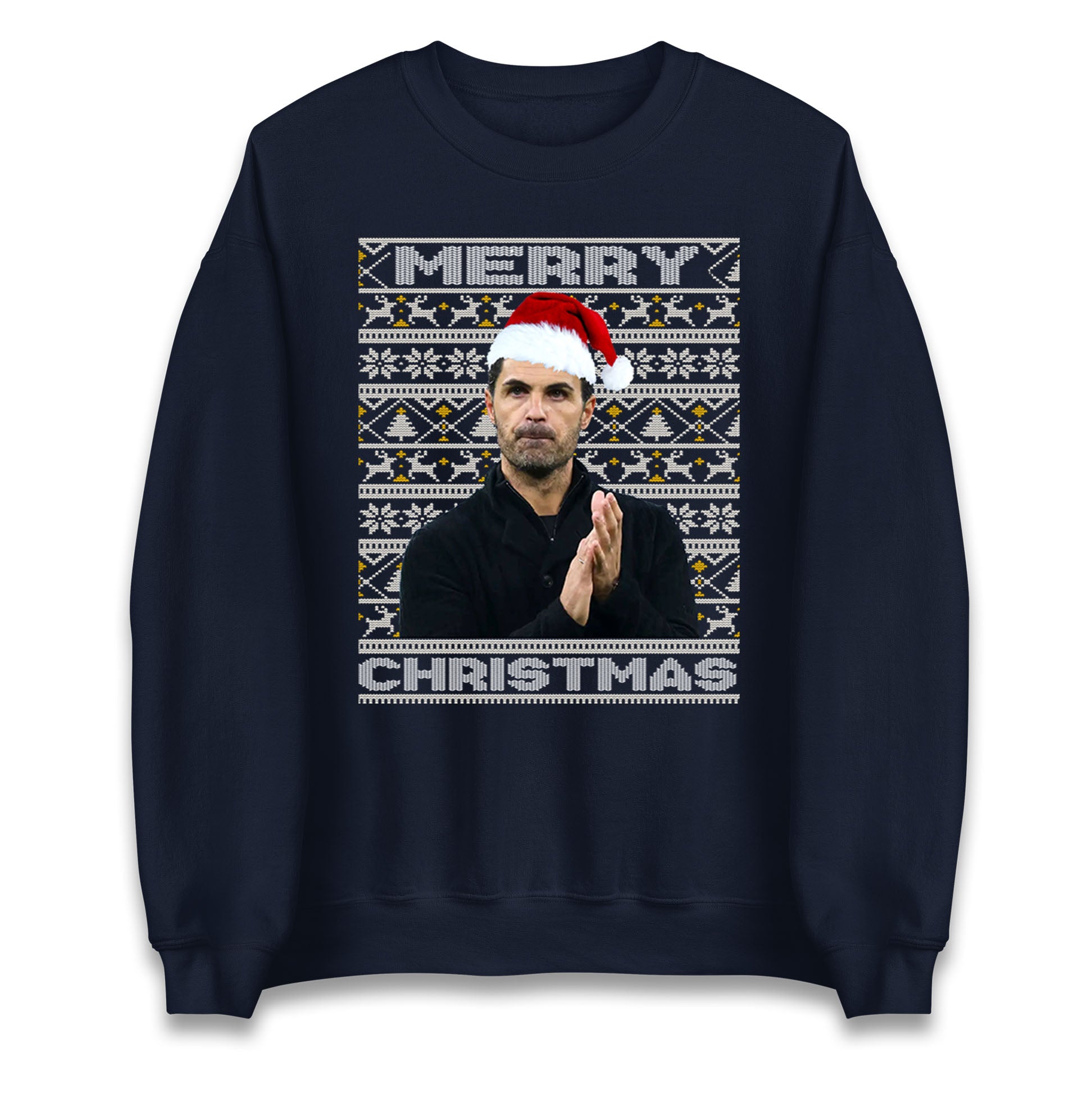 mikel arteta christmas sweatshirt