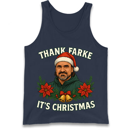 Leeds Utd Christmas Tank Top