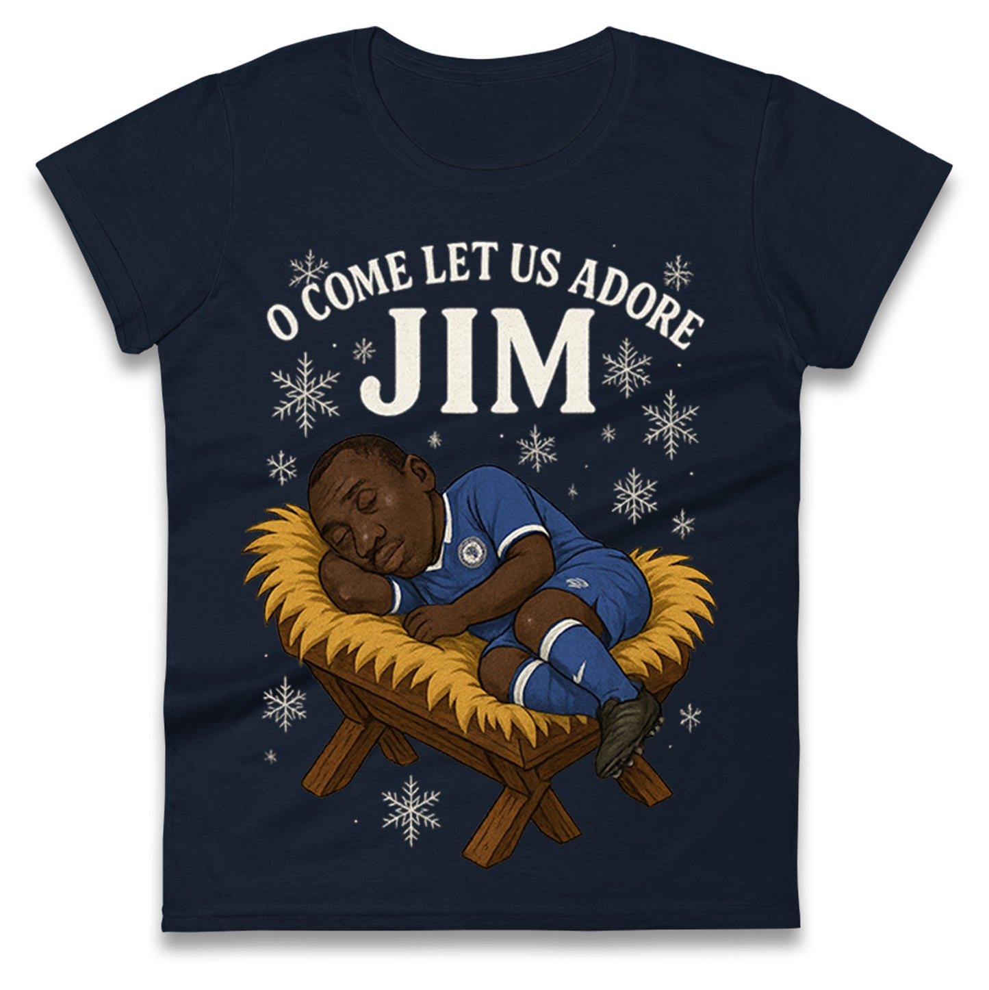 Retro Chelsea Christmas Ladies T Shirt